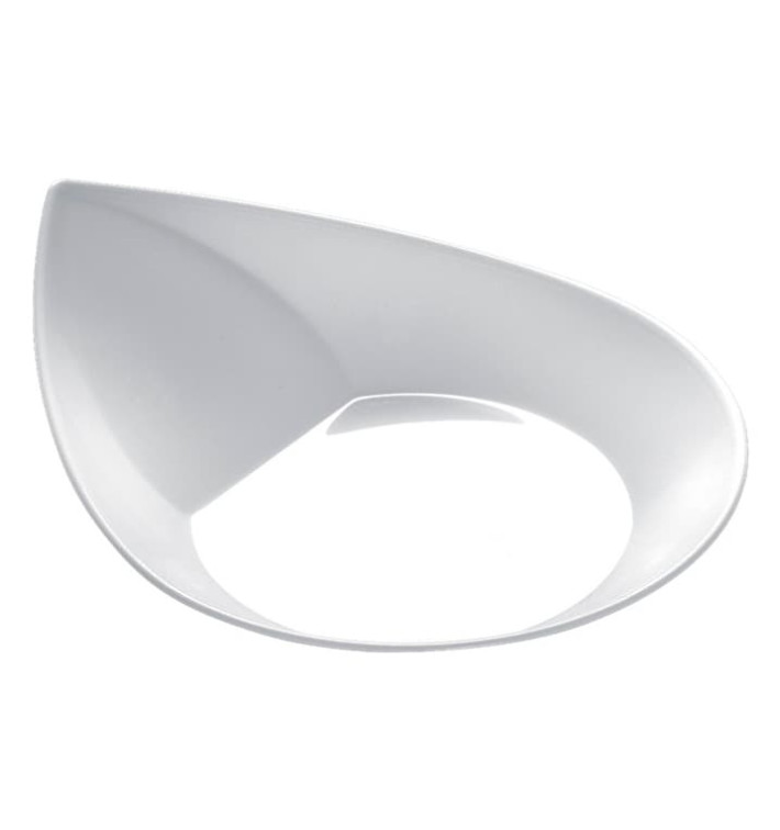 Tasting Plastic Plate PS "Smart" White 8,6x7,1 cm (500 Units) Tasting Plastic Plate PS "Smart" White 8,6x7,1 cm (500 Units)