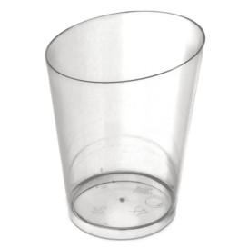 Plastic Tasting Cup PS Cone Shape Clear 100 ml (500 Units)