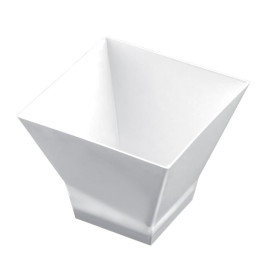 Plastic Tasting Cup PS "Pagoda" White 65ml (500 Units)