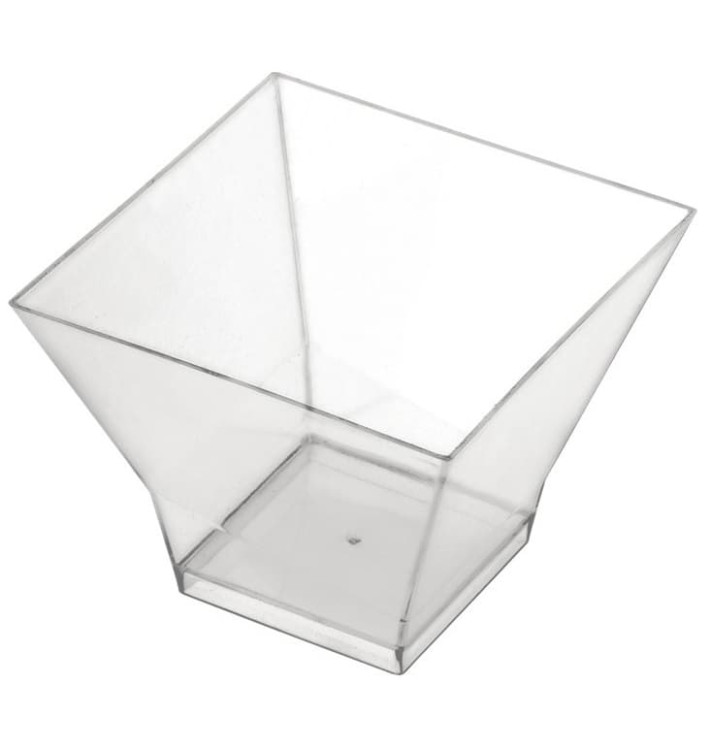 Plastic Tasting Cup PS "Pagoda" Clear 120ml (25 Units) Plastic Tasting Cup PS "Pagoda" Clear 120ml (25 Units)