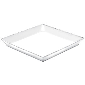 Tasting Tray PS Medium size White 13x13 cm (12 Units) 