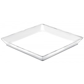 Tasting Tray PS Medium size White 13x13 cm (192 Units)