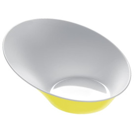 Plastic Bowl PS "Sodo" White and Multicolor 50 ml (8 Units)