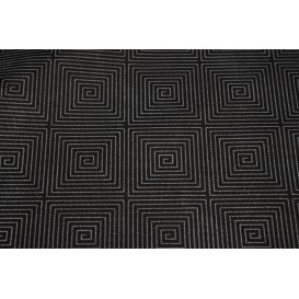 Novotex Tablecloth Roll Black "Espiral" P40cm 1,2x50m (6 Units)