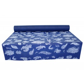 Novotex Tablecloth Roll Blue "Marisco" P40cm 1,2x50m (6 Units)