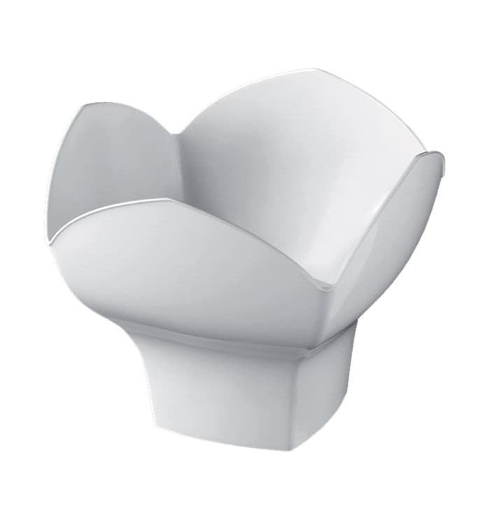 Tasting Plastic Bowl PS "Spring" Dessert White 100ml (500 Units) Tasting Plastic Bowl PS "Spring" Dessert White 100ml (500 Units)