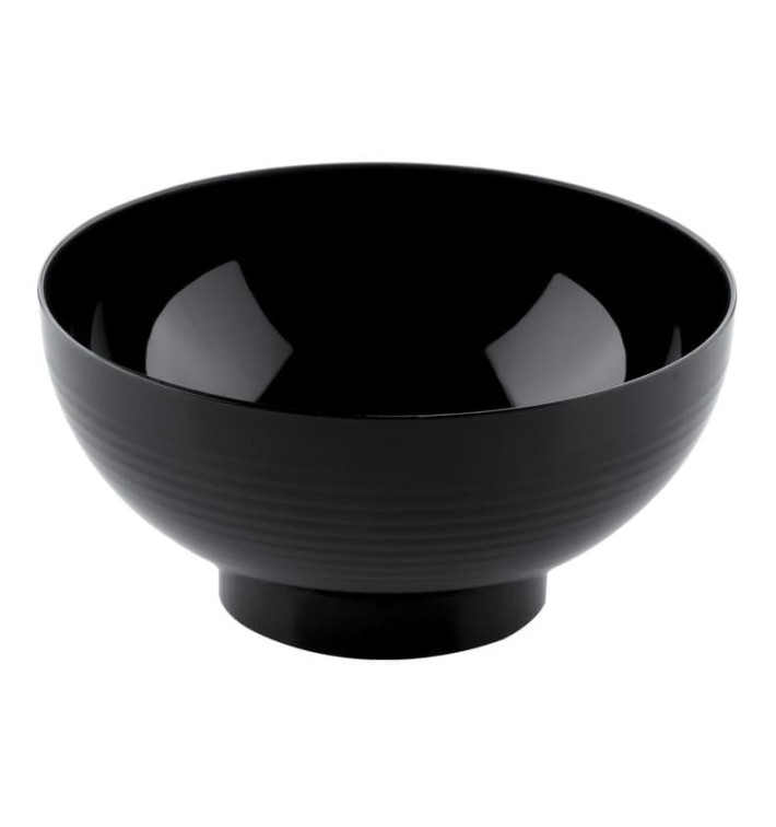 Tasting Plastic Bowl PS "Mini" Black 60ml (10 Units) 