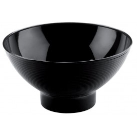 Tasting Plastic Bowl PS Medium Size Black 250 ml (6 Units) 
