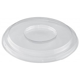 Plastic Lid for Tasting Bowl PS Medium Size Dessert Clear PET 250ml (6 Units) 