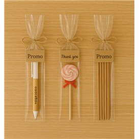 Plastic Bag Cellophane PP 4x25cm G-130 (100 Units)