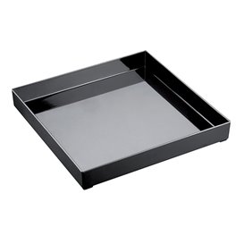 Plastic Tray Black 30x30cm (1 Unit)
