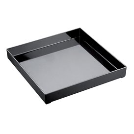 Plastic Tray Black 30x30cm (1 Unit) 