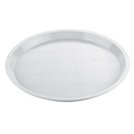 Plastic Tray White Ø32cm (5 Units) 