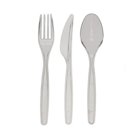 Plastic Knife PS Clear 17,5cm (600 Units)