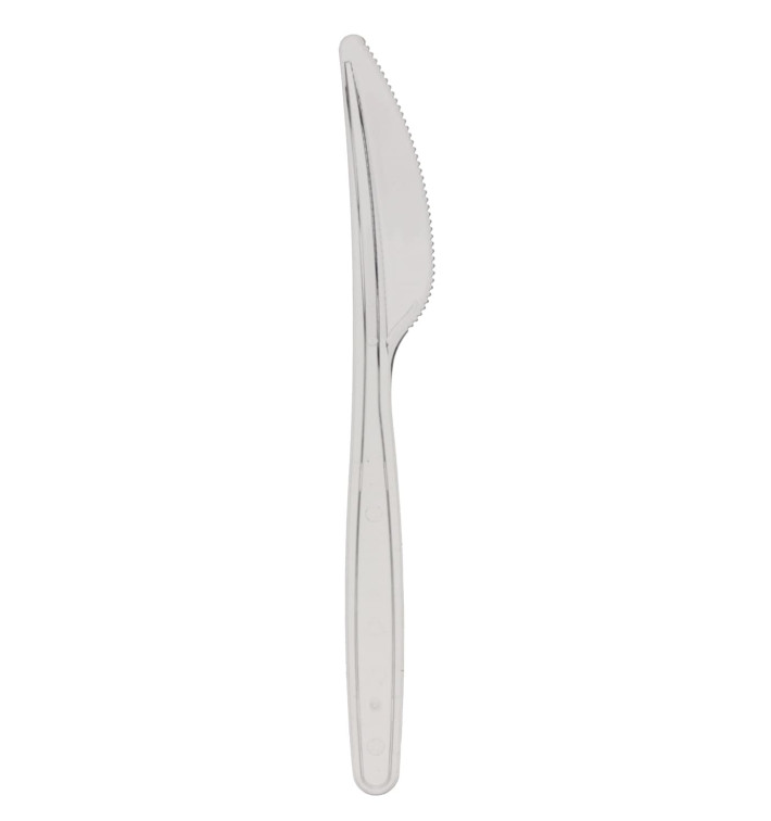 Plastic Knife PS Clear 17,5cm (600 Units)