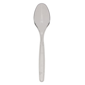 Plastic Spoon PS Clear 17,5cm (20 Units) 