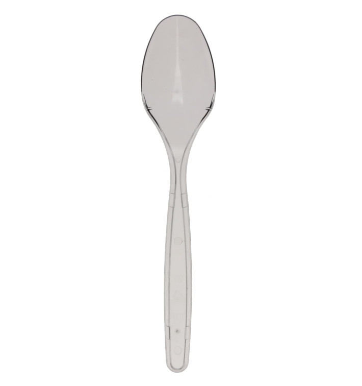 Plastic Spoon PS Clear 17,5cm (600 Units) Plastic Spoon PS Clear 17,5cm (600 Units)