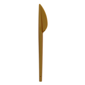 Plastic Knife PS Gold 16,5cm (600 Units)