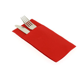Pocket Fold Paper Napkins Red 40x40cm (960 Units) Pocket Fold Paper Napkins Red 40x40cm (960 Units)