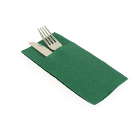 Pocket Fold Paper Napkins Green 40x40cm (960 Units)