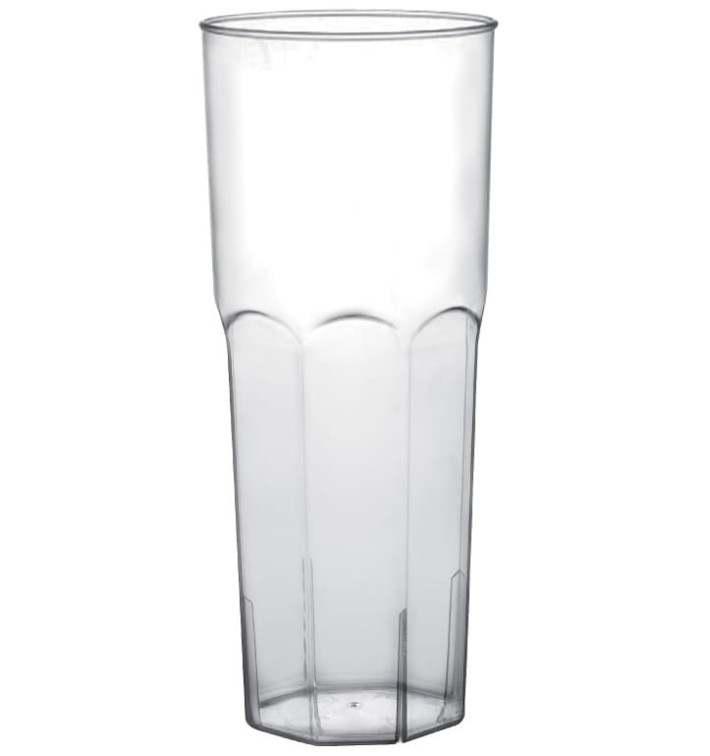 Plastic Collins Glass PS Clear Ø6,5cm 350ml (10 Units) Plastic Collins Glass PS Clear Ø6,5cm 350ml (10 Units)