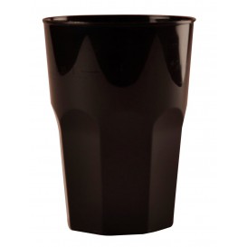 Plastic Cup for Cocktail PP Black Ø8,4cm 350ml (420 Units)