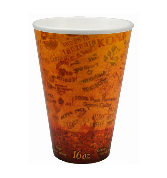 Foam Cup Fusion "Escape" 16Oz/473ml Ø9,4cm (1000 Units) Foam Cup Fusion "Escape" 16Oz/473ml Ø9,4cm (1000 Units)