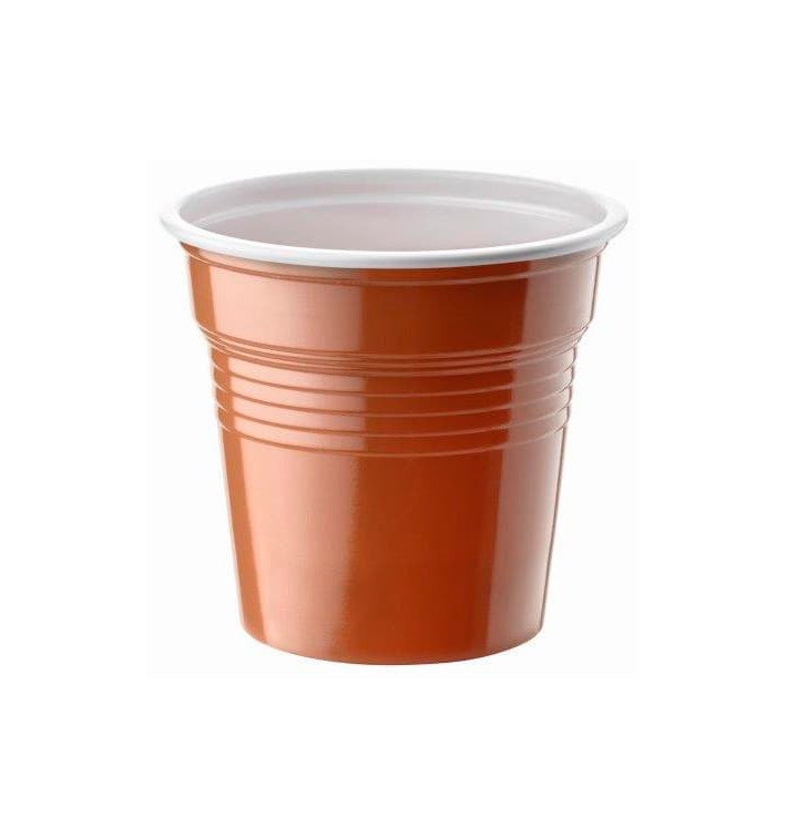 Plastic Shot PS Two Tones Brown 80ml Ø5,7cm (2400 Units) Plastic Shot PS Two Tones Brown 80ml Ø5,7cm (2400 Units)