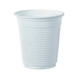 Plastic Cup PS White 166ml Ø7,0cm (3000 Units)