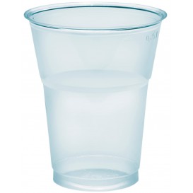 Plastic Cup PS Crystal "Diamant" 300ml Ø8cm (50 Units) 
