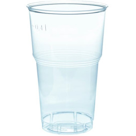 Plastic Cup PS Crystal Clear 490ml Ø9,0cm (1.000 Units)