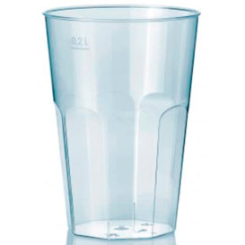 Plastic Cup PS Crystal "Deco" Clear 200 ml (25 Units) 
