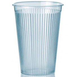 Plastic Cup PS "Ribbed" Clear 200 ml (1.000 Units)