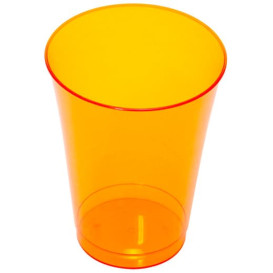 Plastic Cup PS Injection Moulding Orange 230 ml (150 Units)