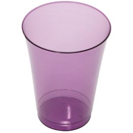 Plastic Cup PS Injection Moulding Eggplant 230 ml (150 Units)