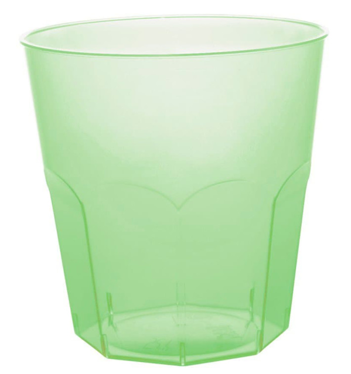 Reusable Cup PS Lime Green Clear Ø7,3cm 220ml (50 Units)