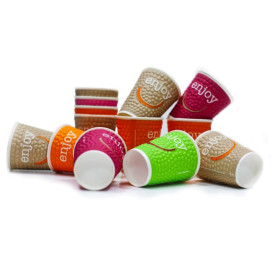 Paper Cup "Enjoy" 12 Oz/360ml Ø9,0cm (34 Units)