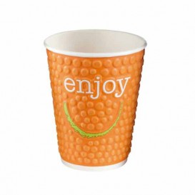 Paper Cup "Enjoy" 12 Oz/360ml Ø9,0cm (34 Units)