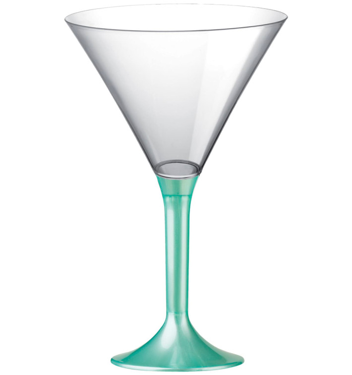 Plastic Stemmed Glass Cocktail Tiffany Pearl 185ml 2P (40 Units) Plastic Stemmed Glass Cocktail Tiffany Pearl 185ml 2P (40 Units)