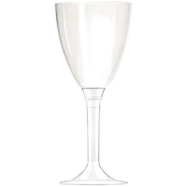 Plastic Glass Wine Clear 130ml (100 Units)