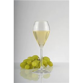 Reusable Plastic Glass Wine PC Clear Pearl 240ml (1 Unit) 