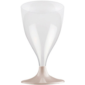 Plastic Stemmed Glass Wine Cream 200ml 2P (20 Units)