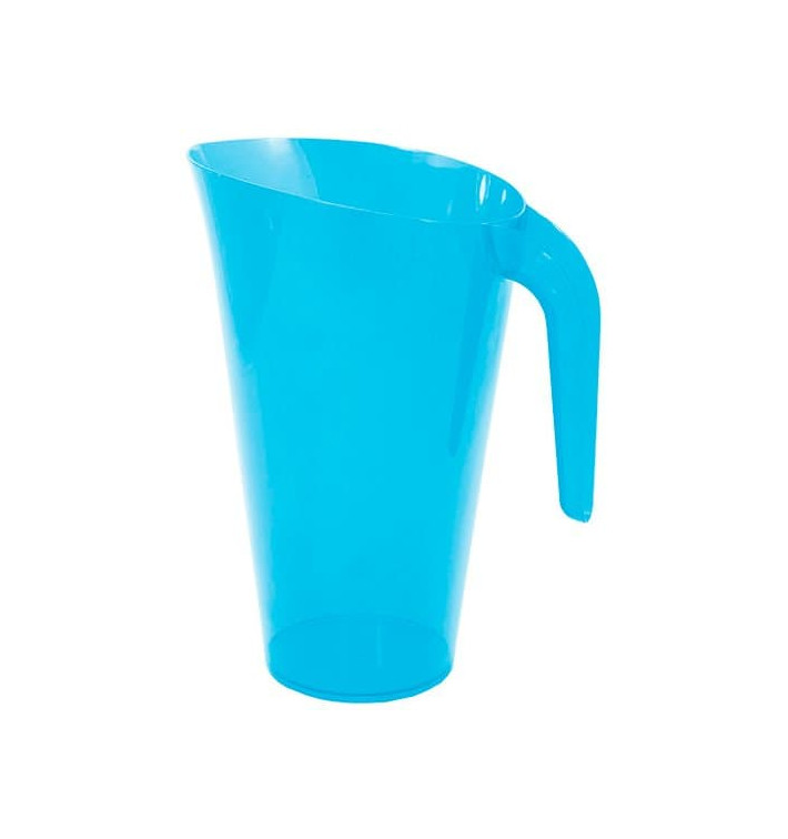 Plastic Jar PS Reusable Turquoise 1.500 ml (20 Units) Plastic Jar PS Reusable Turquoise 1.500 ml (20 Units)