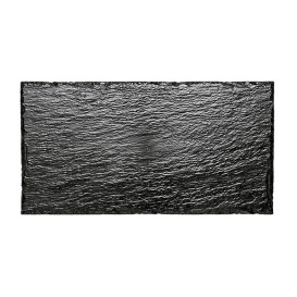 Plastic Tasting Platter Synthetic Slate PS 30x15,8cm (100 Units)