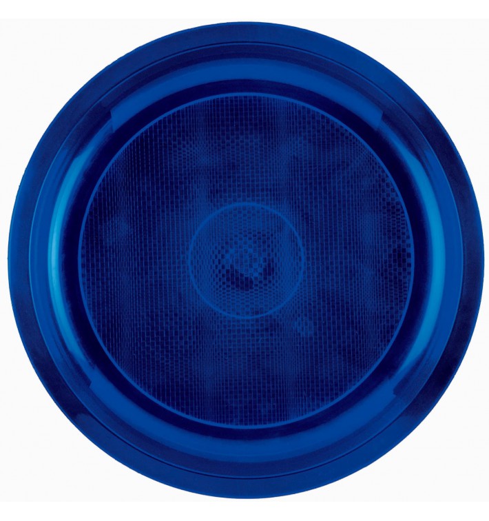 Plastic Plate Blue "Round" PP Ø29 cm (25 Units) 