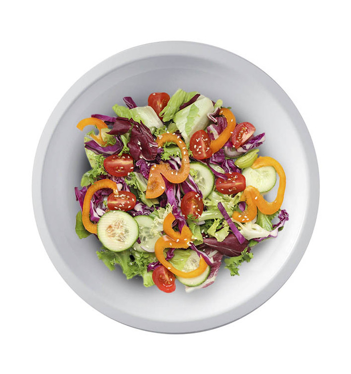 Plastic Plate Flat White "Round" PP Ø22 cm (50 Units) Plastic Plate Flat White "Round" PP Ø22 cm (50 Units)