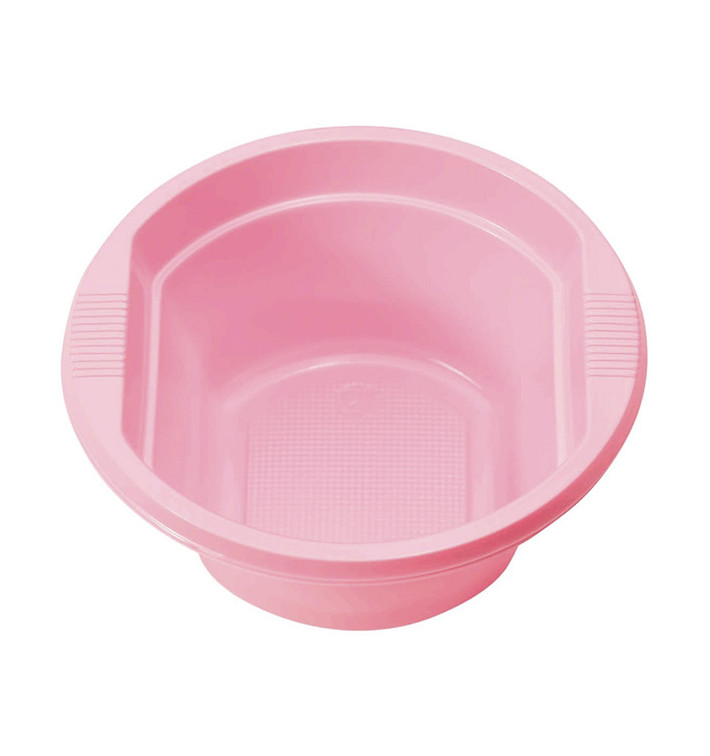 Plastic Bowl PS Pink 250ml Ø12cm (30 Units) Plastic Bowl PS Pink 250ml Ø12cm (30 Units)
