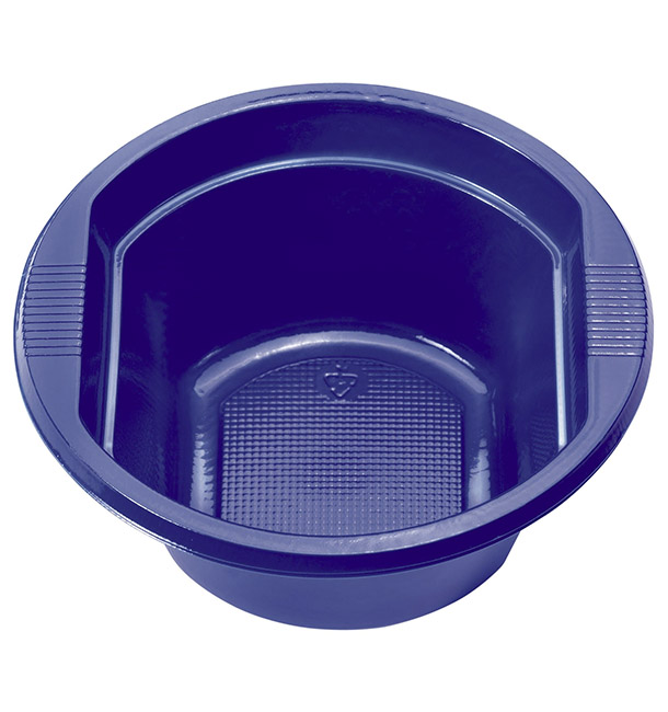 Plastic Bowl PS Dark Blue 250 ml Ø12cm (660 Units)