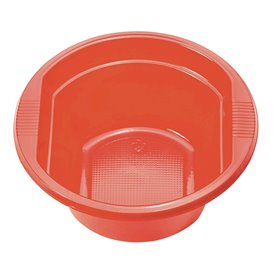 Plastic Bowl PS Red 250 ml Ø12cm (30 Units) 
