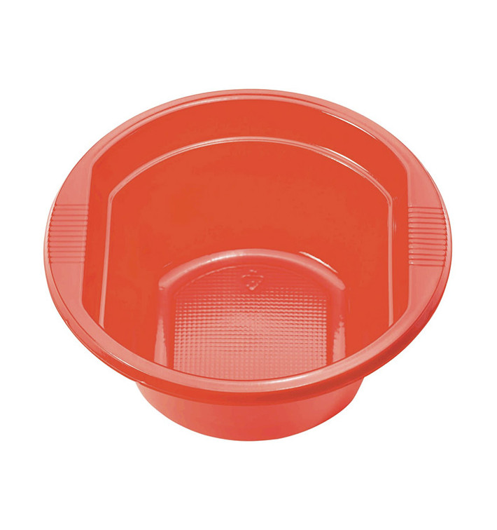 Plastic Bowl PS Red 250 ml Ø12cm (30 Units) 